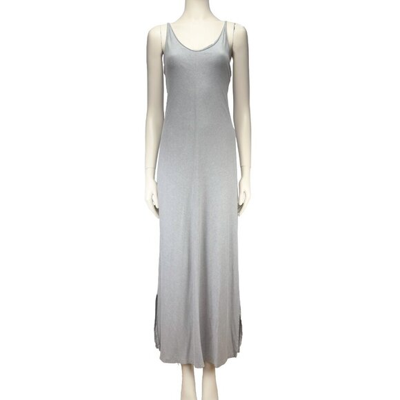 PATAGONIA Kamala Gray Cross-Back Maxi Summer Minimalist Gorpcore Dress sz S - Picture 3 of 14